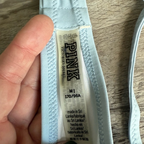 PINK By Victoria Secret Push Up High Waisted Bikini Strappy Side Details Size M - Picture 7 of 11